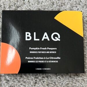 BLAQ Pumpkin Fresh Peepers Masks